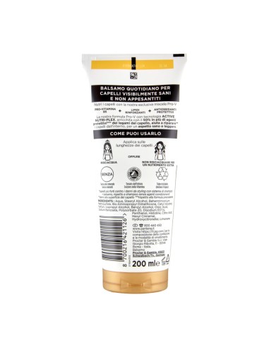 offerta Pantene Pro-V Active Nutri-Plex Balsamo Rigenera e Protegge con o Senza Risciacquo 200 ml