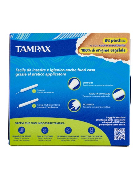 offerta Tampax Blue Box Super Assorbenti Interni 20 Pz