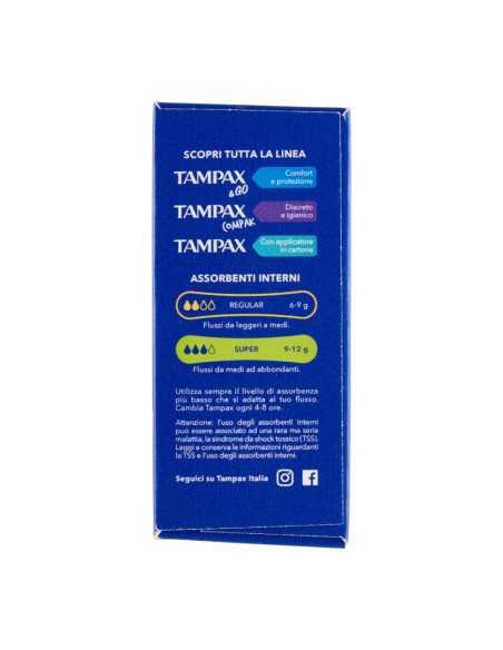 offerta Tampax Blue Box Super Assorbenti Interni 20 Pz