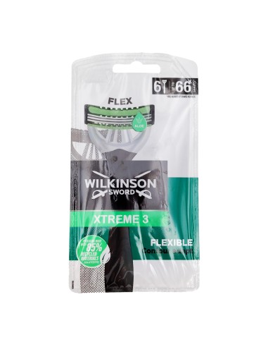 offerta Wilkinson Sword Xtreme 3 Flexible Rasoio con 3 Lame Flessibili 6 Pz
