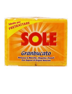 Sole Sapone Giallo Granbucato Ideale per Pretrattare 2 Pezzi