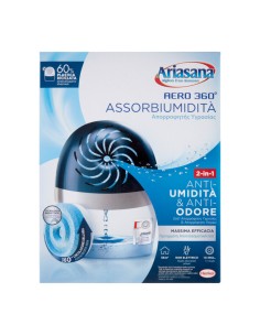 Ariasana Aero 360. Kit con Ricarica in Tab Assorbiumidità 2in1 Anti-Umidità e Anti-Odore