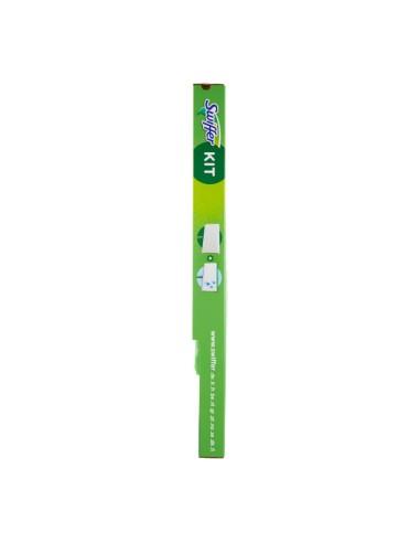 offerta Swiffer Dry+Wet Kit Scopa 1 Manico + 8 Panni Cattura Polvere+ 3 Panni Umidi Lavapavimenti