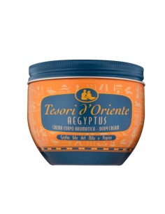 Tesori d'Oriente Aegyptus Crema Corpo Aromatica Giglio Blu del Nilo e Papiro 300 ml