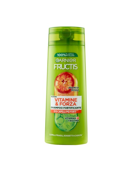 offerta Garnier Fructis Shampoo Fortificante Vitamine & Forza con Arancia Rossa  250 ml