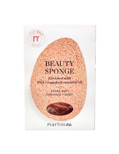 offerta Martini Spugna Extra Soft Viso e Corpo Pelli Grasse con Olio Essenziale di Pompelmo Rosa