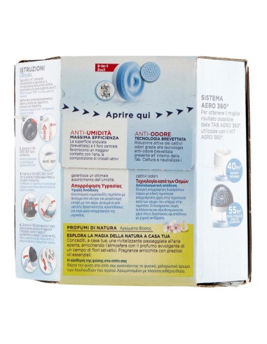 offerta Ariasana Ricariche Tab Aero 360. Assorbiumidità Fragranza Fiori di Campo 2 Pz 