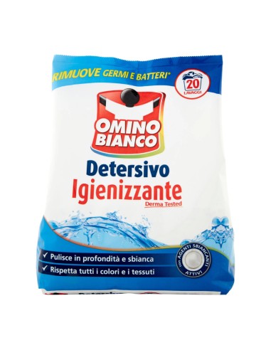 offerta Omino Bianco Detersivo Igienizzante in Polvere per Lavatrice 1100 g