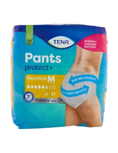 offerta Tena Pants Procter+ Normal Mutandina Assorbente Elasticizzata Monouso Taglia M 8 Pz