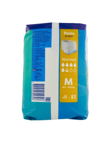 offerta Tena Pants Procter+ Normal Mutandina Assorbente Elasticizzata Monouso Taglia M 8 Pz