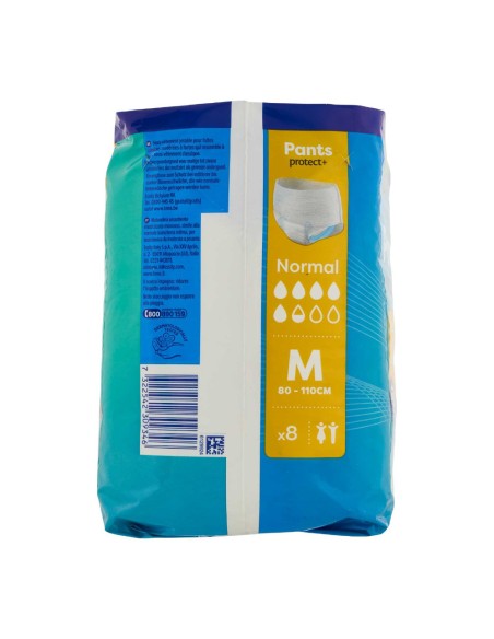 offerta Tena Pants Procter+ Normal Mutandina Assorbente Elasticizzata Monouso Taglia M 8 Pz