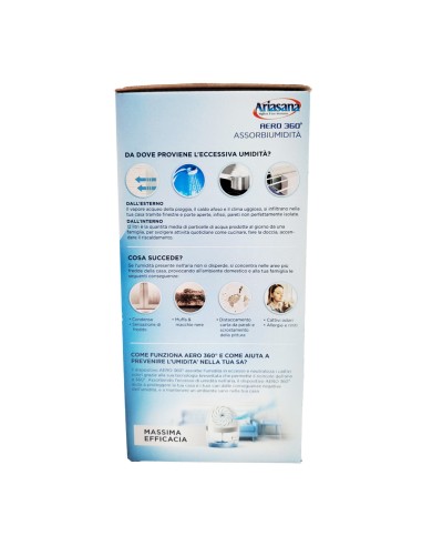 offerta Ariasana Aero 360. Pure Kit con Ricarica in Tab Assorbiumidità 2in1 Anti-Umidità e Anti-Odore