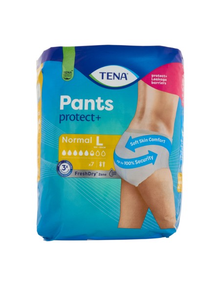 offerta Tena Pants Procter+ Normal Mutandina Assorbente Elasticizzata Monouso Taglia L 7 Pz