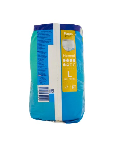 offerta Tena Pants Procter+ Normal Mutandina Assorbente Elasticizzata Monouso Taglia L 7 Pz