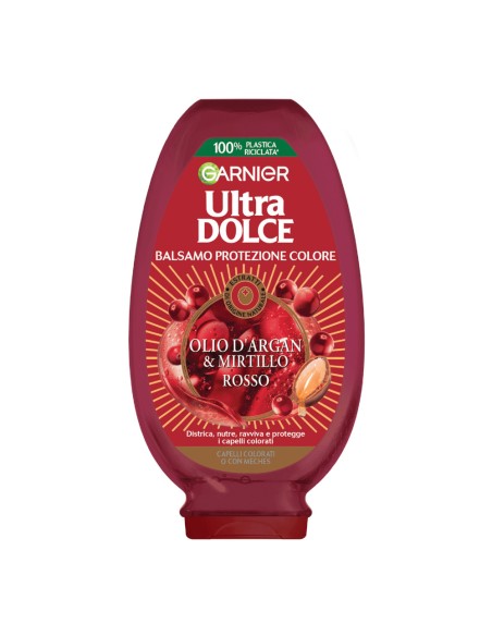 offerta Garnier Ultra Dolce Balsamo Protezione Colore con Olio d'Argan e Mirtillo Rosso 200 ml