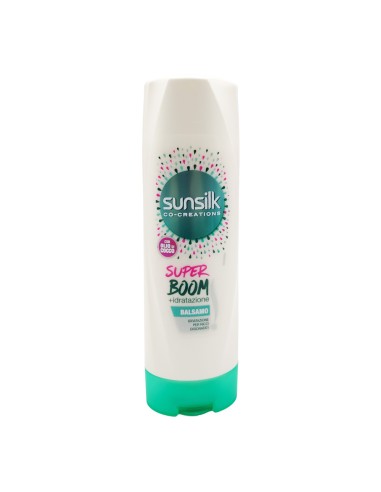 offerta Sunsilk Super Boom Balsamo +Idratazione per Capelli Ricci Disidratati 185 ml 