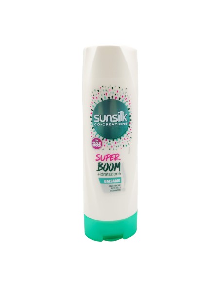 offerta Sunsilk Super Boom Balsamo +Idratazione per Capelli Ricci Disidratati 185 ml 