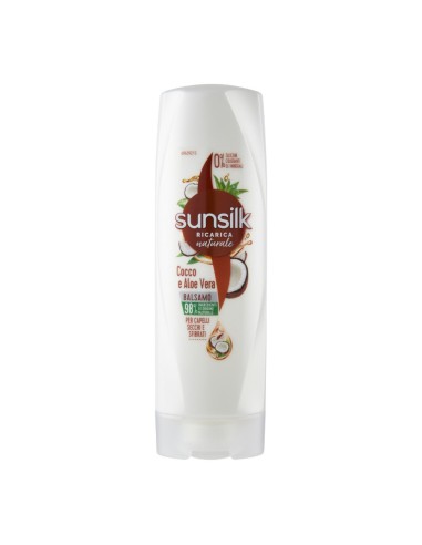 offerta Sunsilk Ricarica Naturale Balsamo Cocco e Aloe Vera per Capelli Secchi e Sfribrati 200 ml 