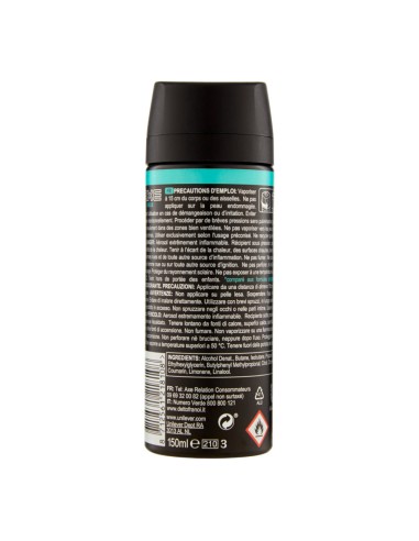 offerta Axe Deodorante Spray Apollo Fragranza Salvia e Legno di Cedro Durata 24 Ore 150 ml