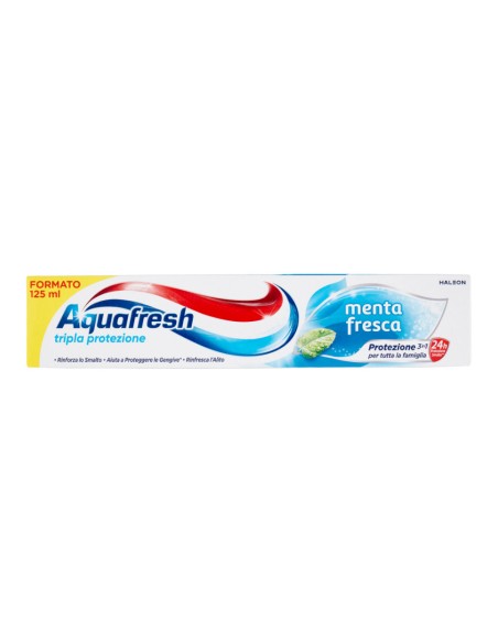 offerta Aquafresh Dentifricio Tripla Protezione Gusto Menta Fresca 125 ml