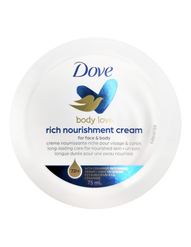 offerta Dove Crema Corpo Intensiva per Pelli Secche 72h di Idratazione 75 ml