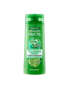 Garnier Fructis Shampoo Purificante Cucumber Fresh con Estratto di Cetriolo 250 ml