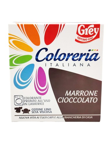 offerta Coloreria Italiana Colorante Pronto all'Uso in Lavatrice Marrone Cioccolato 75 ml