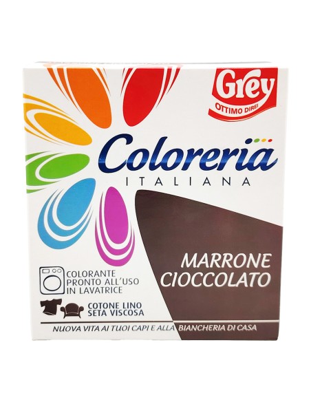 offerta Coloreria Italiana Colorante Pronto all'Uso in Lavatrice Marrone Cioccolato 75 ml