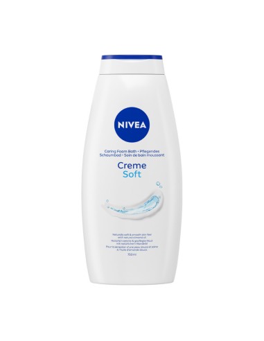 offerta Nivea Creme Soft Bagno Schiuma con Olio di Mandorla 750 ml