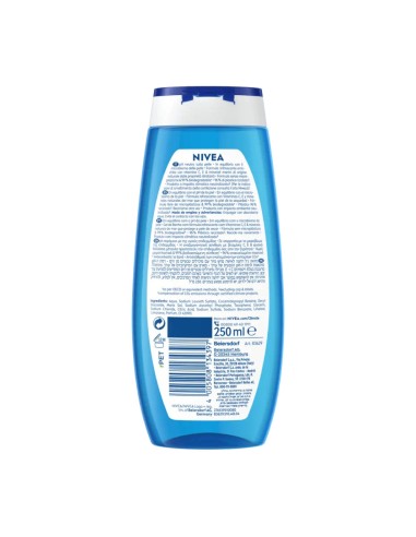 offerta Nivea Fresh Pure Doccia Gel con Minerali Marini e Vitamine C ed E 250 ml
