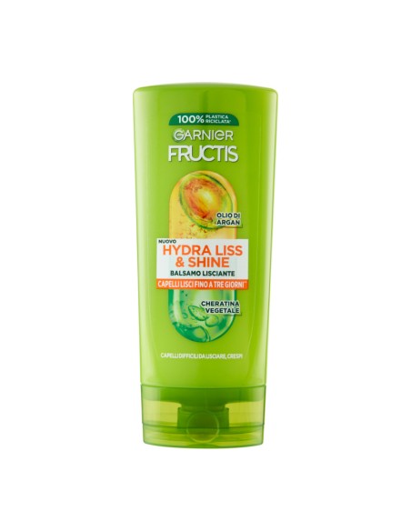 offerta Garnier Fructis Balsamo Lisciante Hydra Liss & Shine con Olio di Argan 200 ml