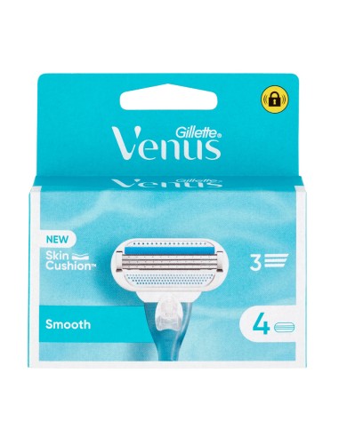 offerta Gillette Venus Ricarica per Rasoio Smooth con 3 Lame 4 Pz