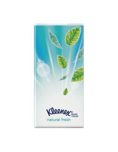 offerta Kleenex Natural Fresh Fazzoletti con Eucalipto e Mentolo 8 Pz