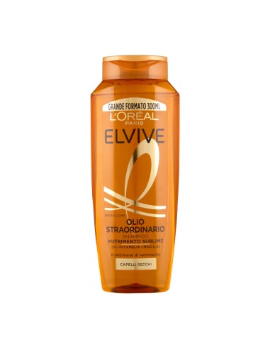offerta Elvive L'Oreal Paris Olio Straordinario Shampoo Nutriente per Capelli Secchi 300 ml
