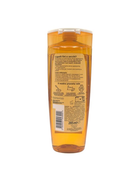 offerta Elvive L'Oreal Paris Olio Straordinario di Cocco Shampoo Nutriente per Capelli Fini e Secchi 285 ml