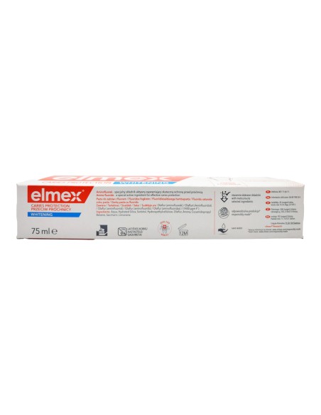 offerta Elmex Protezione Carie Whitening Dentifricio Sbiancante 75 ml