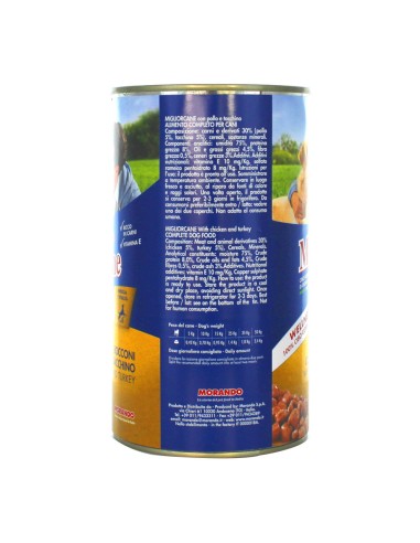 offerta Morando Migliorcane Wellness System Cibo Umido Cani Bocconi Pollo e Tacchino 1250 g