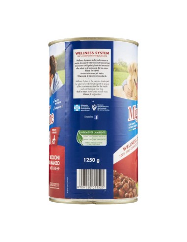 offerta Morando Migliorcane Wellness System Cibo Umido per Cani Bocconi con Manzo 1250 g