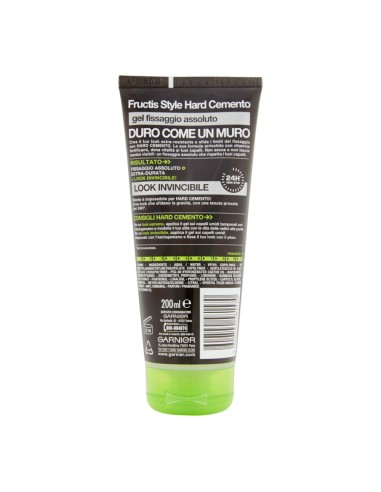 offerta Garnier Fructis Style Hard Cemento Gel Fissaggio Assoluto 200 ml