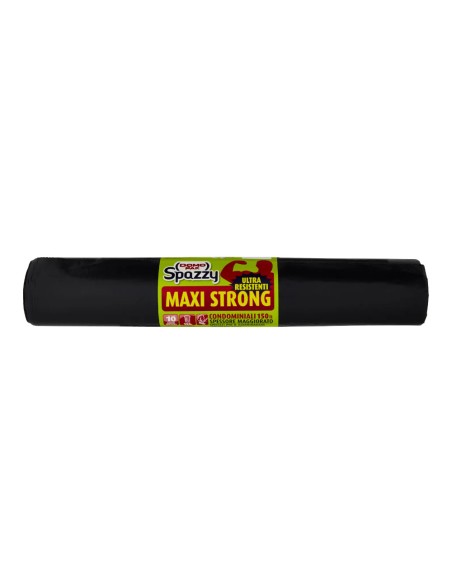 offerta Domopak Spazzy Maxi Strong Sacchi Ultra Resistenti 10 Pz 150 Lt 80x120 cm