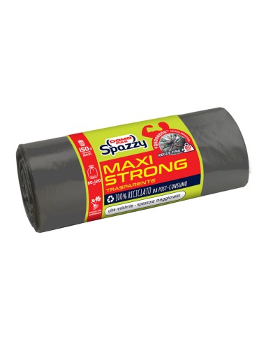 offerta Domopak Spazzy Maxi Strong Trasparente Sacchi Ultra Resistenti 10 Pz 150 Lt 80x120 cm