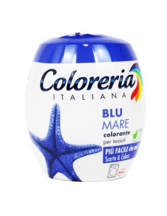 Coloreria Italiana Colorante per Tessuti Blu Mare 350 g