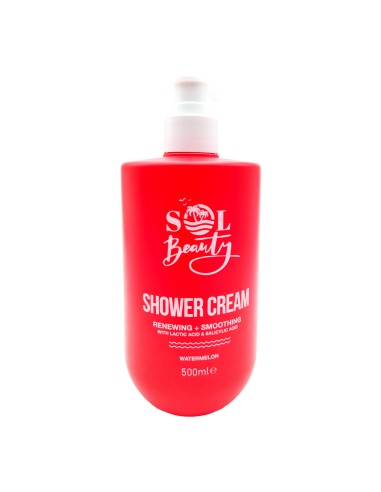 offerta Sol Beauty Doccia Crema Fragranza Anguria con Acido Lattico e Acido Salicilico 500 ml
