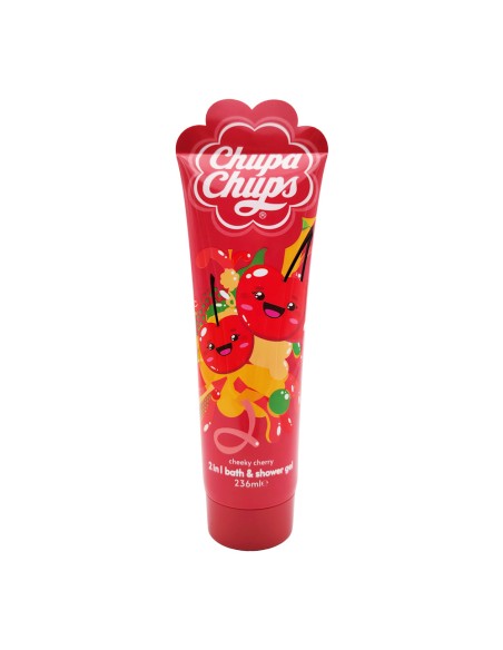 offerta Chupa Chups 2in1 Gel Bagno e Doccia Fragranza Ciliegia 236 ml