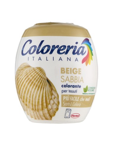 offerta Coloreria Italiana Colorante per Tessuti Beige Sabbia 350 g