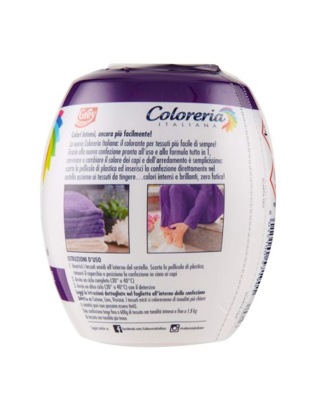offerta Coloreria Italiana Colorante per Tessuti Viola Glamour 350 g
