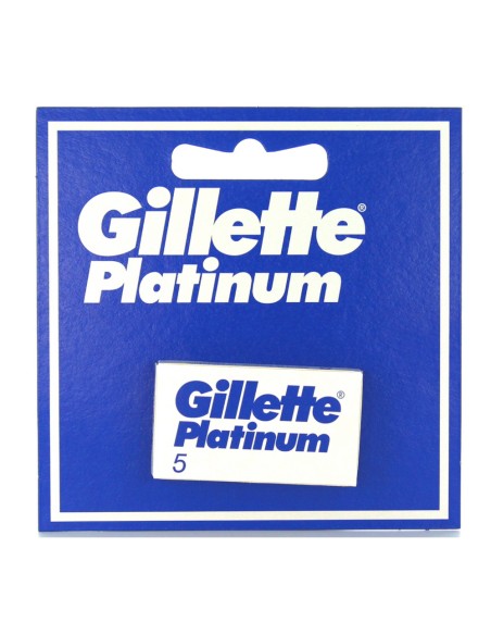 offerta Gillette Platinum Ricambio Lamette per Rasoio Manuale di Sicurezza 5 Pz