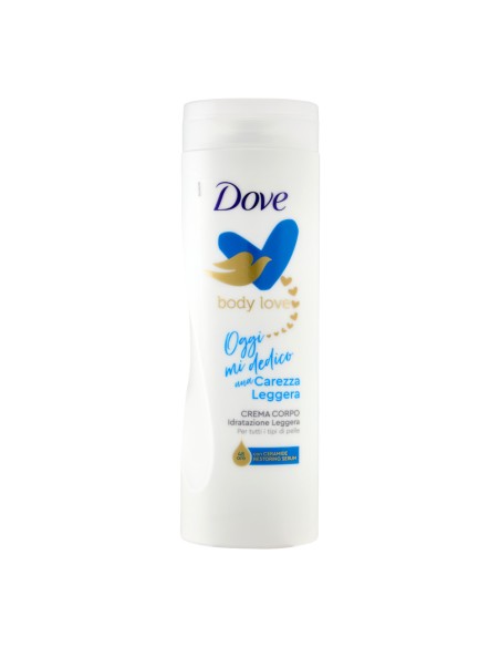 offerta Dove Body Love Crema Corpo Carezza Leggera Idratazione Leggera 400 ml