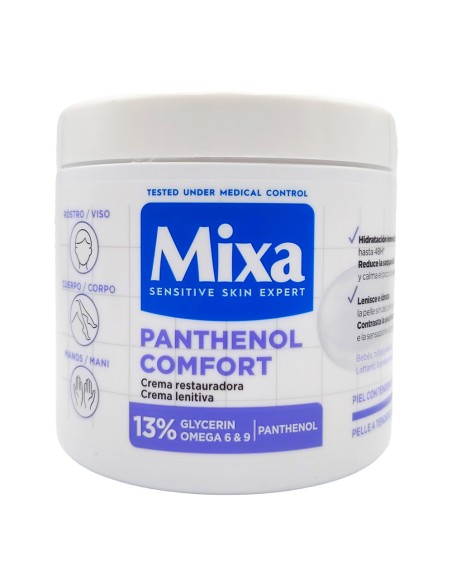 offerta Mixa Panthenol Comfort Crema Lenitiva e Idratante 400 ml