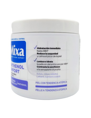 offerta Mixa Panthenol Comfort Crema Lenitiva e Idratante 400 ml